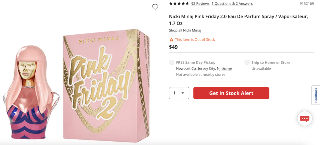 What Stores Sell Nikki Minaj Pink Friday 2 Perfume?