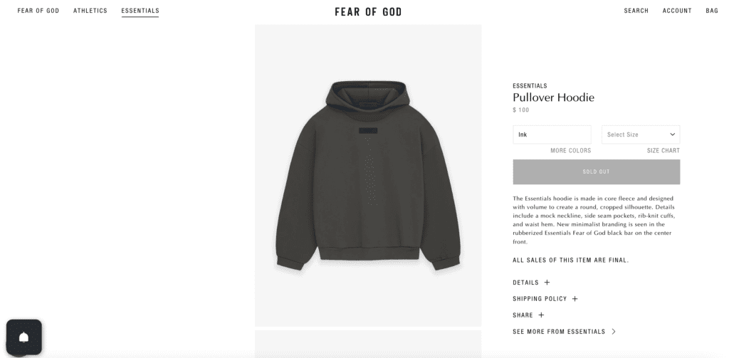 When Will Fear of God Essentials Hoodie Be Back in Stock?